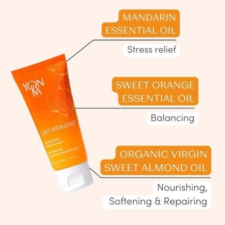 Vitality Moisturising Body Milk Yonka 75ml 96% Natural Origin Repairing