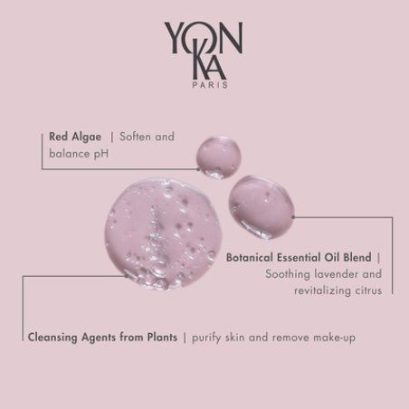 Yon-Ka Cleansing Gel 75ml Natural Origin Gentle Face Cleansing Foam with Red Algae and Iris