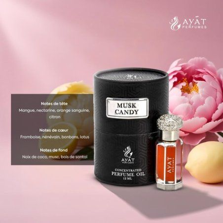 Ayat Perfumes Extrait De Parfum 12ml Unisex Alcoholfree Longlasting Perfume Oil Arabic Scent Musk Candy