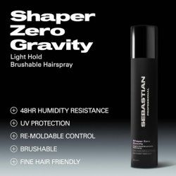 Sebastian Professional Shaper Zero Gravity Light Hold Hair Spray 24 Hour