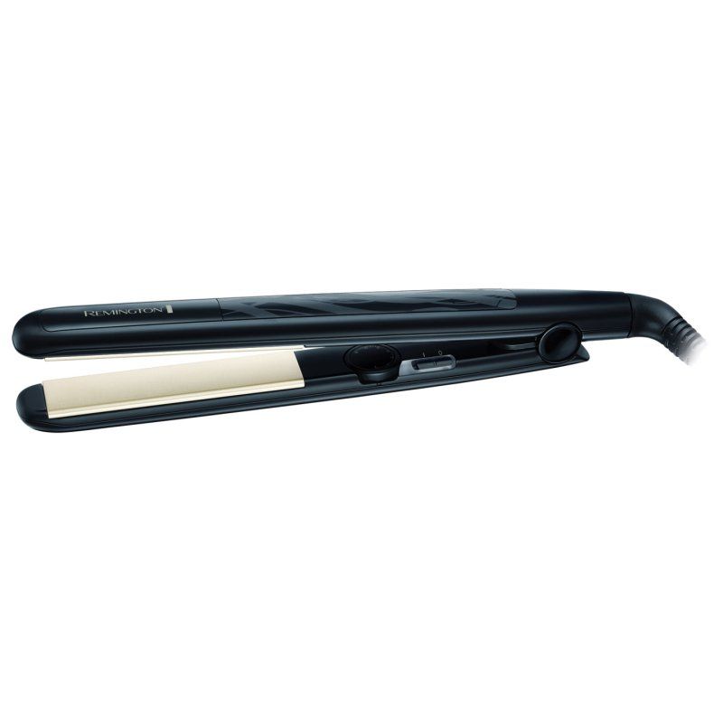 Remington Ceramic Straight 230 Hair Straighteners with Variable Temperature Setting - S3500 Black