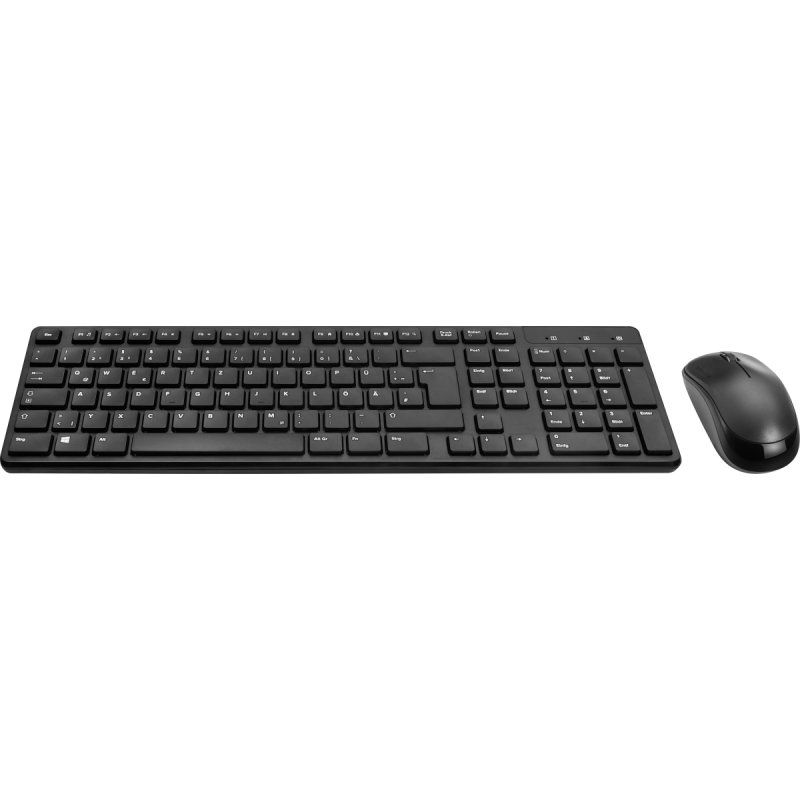 SPEEDLINK SIGNIUM Deskse- Wireless clavier Souris incluse RF sans fil QWERTZ Allemand Noir