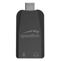 Speedlink VIGO USB-C Soundkarte, schwarz