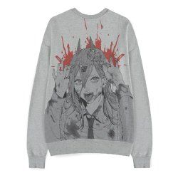 Chainsaw Man Sweater Power Grey Melange Size XXL