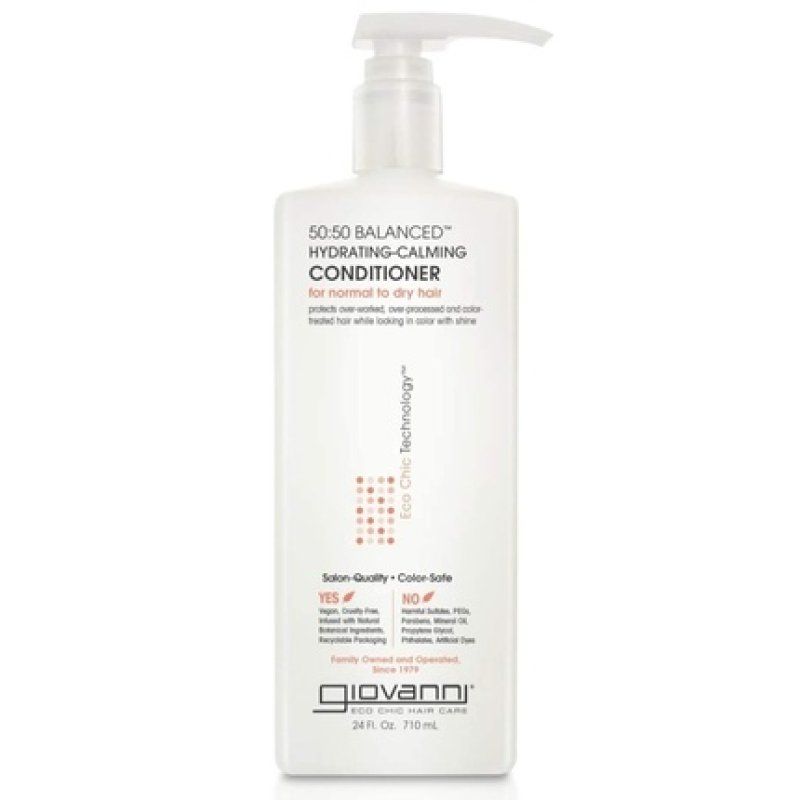 Giovanni Eco Chic 50:50 Balanced Hydrating Calming Conditioner - Leaves Hair pH Balanced