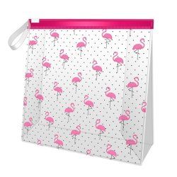 Killys Transparent Cosmetic Bag With Flamingos