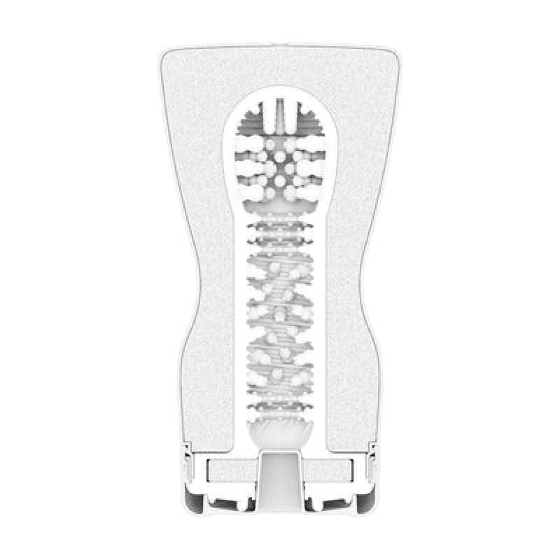 Tenga Soft Case Cup Gentle Argent Élastomère thermoplastique (TPE)