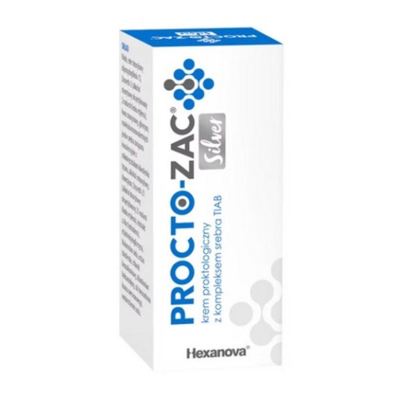 Proctozac Proctology Cream With Silver Complex For Hemorrhoids And Itching 25ml