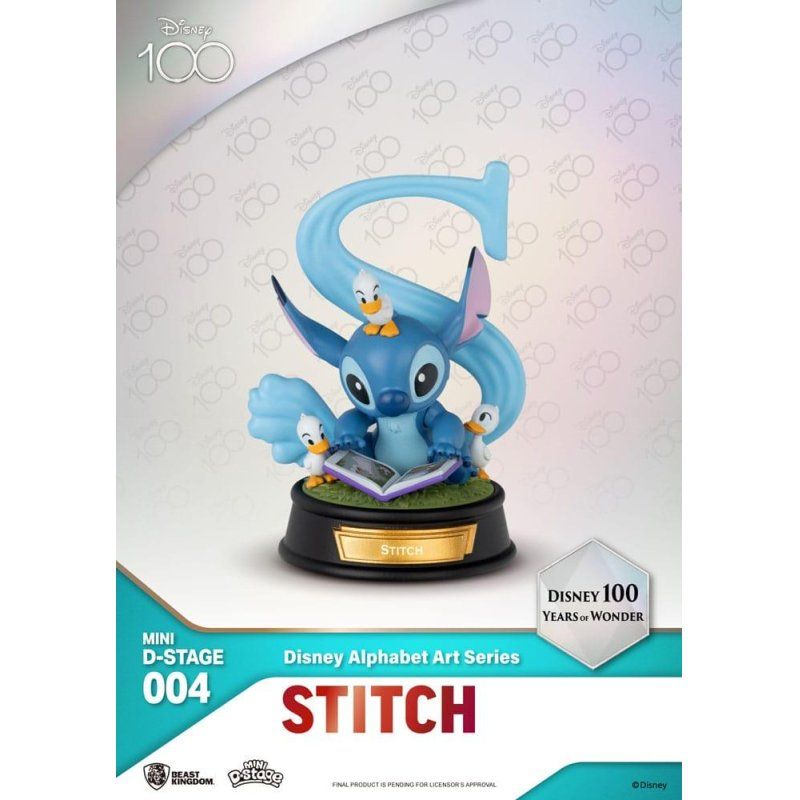 DISNEY 100TH - Disney Alphabet Art - Pack 6 Diorama Stage 10cm