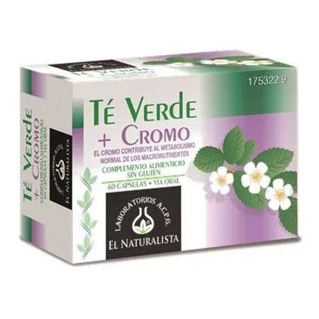 El Natural El Natural Green Tea Chromium 60 Capsules