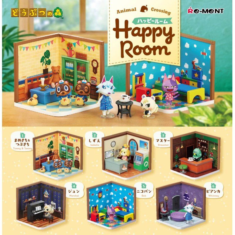 Animal Crossing Mini Figures Happy Room Blind Box Display (6)