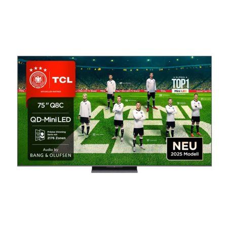 TCL 75Q8C TV 190,5 cm (75") 4K Ultra HD Smart TV Wifi Noir 4500 cd/m²