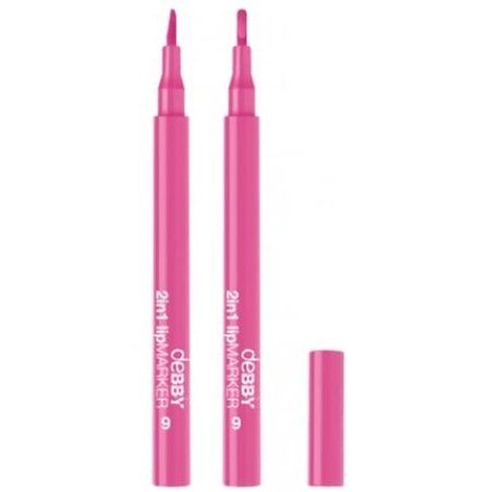 Debby Lip Marker 2in1 06 Pink Pencil Lips Make-Up And Cosmetic
