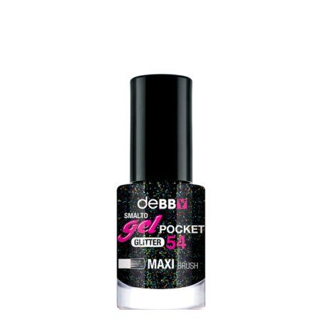 deBBY Gel Pocket vernis à ongles 4,5 ml Bleu Colle pailletée