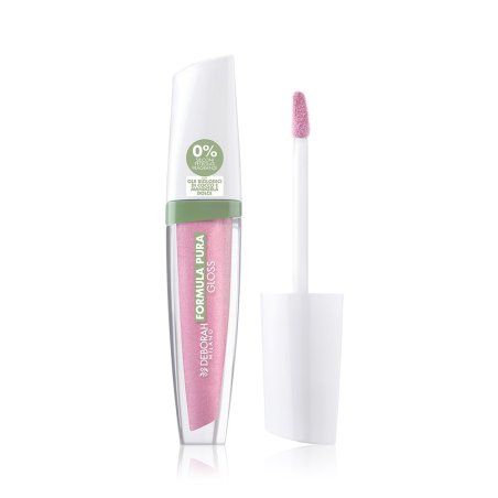 Deborah Pure Formula Gloss No. 02 Rose Paraben-Free Extraucid Finish with Natural Oil Blend Soothing Moisturizing