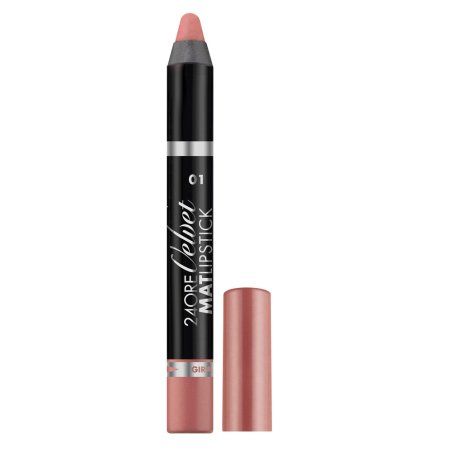 Deborah Milano 24ore Velvet Mat Lipstick 01 Nude Beige 1.66g