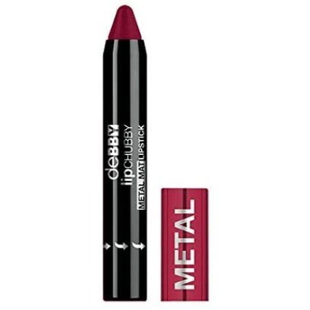 Debby Lipchubby Metal Mat Lipstick 24 Dark Red