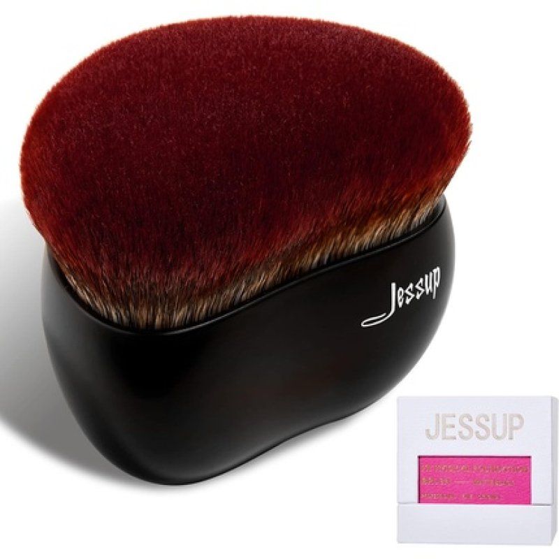 Jessup Foundation Brush Large Kabuki Makeup Brush for Face Body Blending Buffing Stippling Liquid Powder Cream Flawless