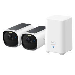 STOCK1 - Eufy eufyCam E40 2-Cam Kit HomeBase S280 Balle (forme) Caméra de sécurité IP Extérieure 2688 x 1520 pixels 