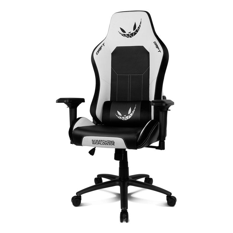 DRIFT DR250RUW Siège pour jeu vidéo Fauteuil de gaming Siège rembourré Noir, Blanc