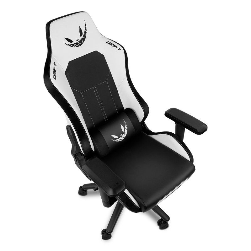 DRIFT DR250RUW Siège pour jeu vidéo Fauteuil de gaming Siège rembourré Noir, Blanc