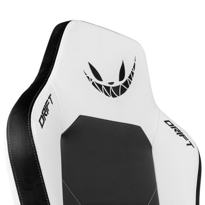 DRIFT DR250RUW Siège pour jeu vidéo Fauteuil de gaming Siège rembourré Noir, Blanc