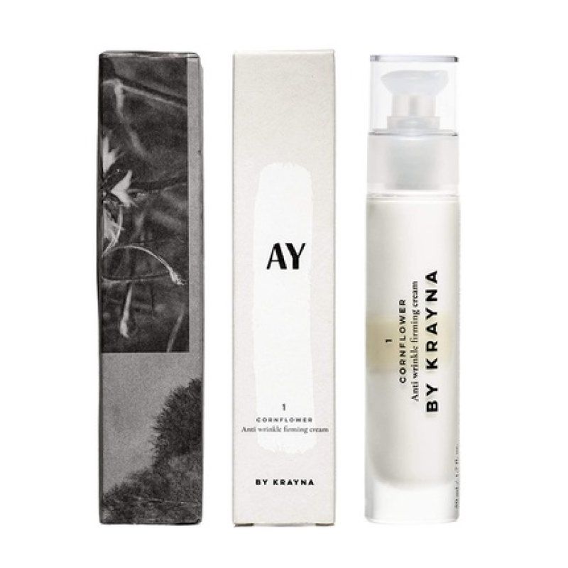 KRAYNA AY Cornflower Anti-Wrinkle Firming Cream Moisturizing Restorative and Brightening 50ml