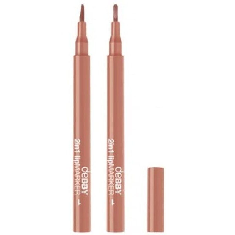 Debby Lip Marker 01 2in1 Bare Pencil Lips Make-Up And Cosmetic