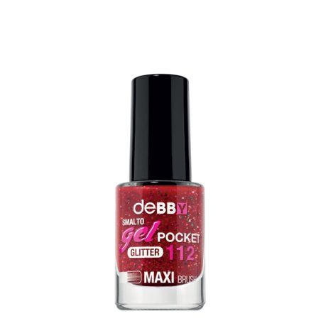 deBBY Gel Pocket 112 glitter red 4.5ml