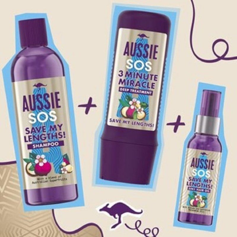 Aussie 3 In 1 Hair Oil Detangles Defrizz Repairs Split Ends With Macadamia Avocado For Damaged Hair 100ml