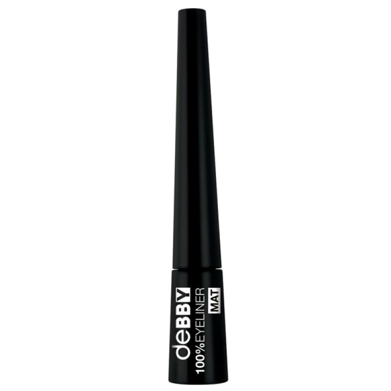 deBBY mat&METAL eyeliner liquid 02 Black mat