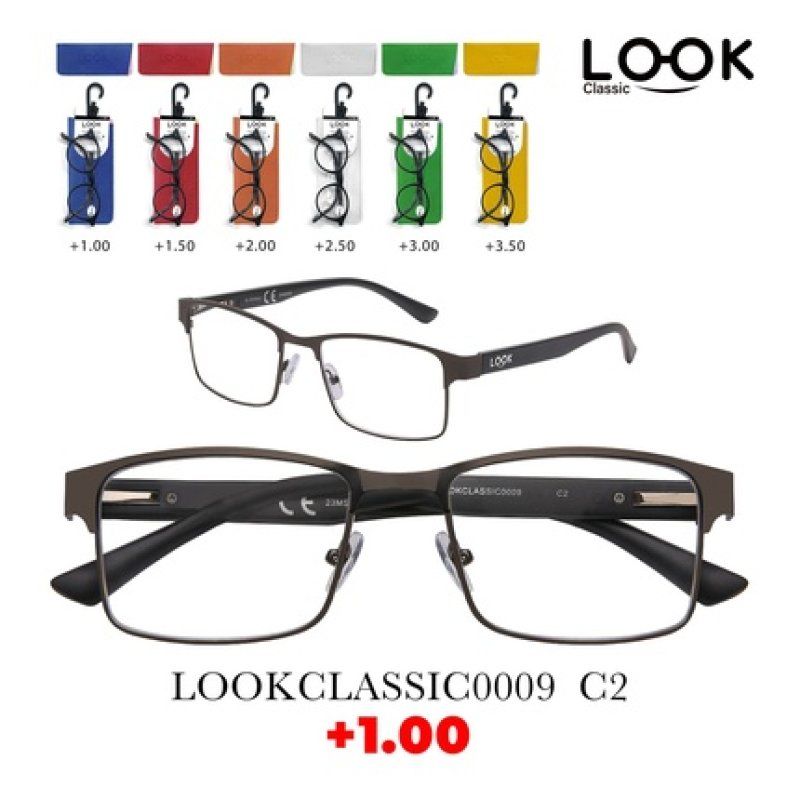 Look Optics Look Classic 0009 C2 1.00 Classic Glasses