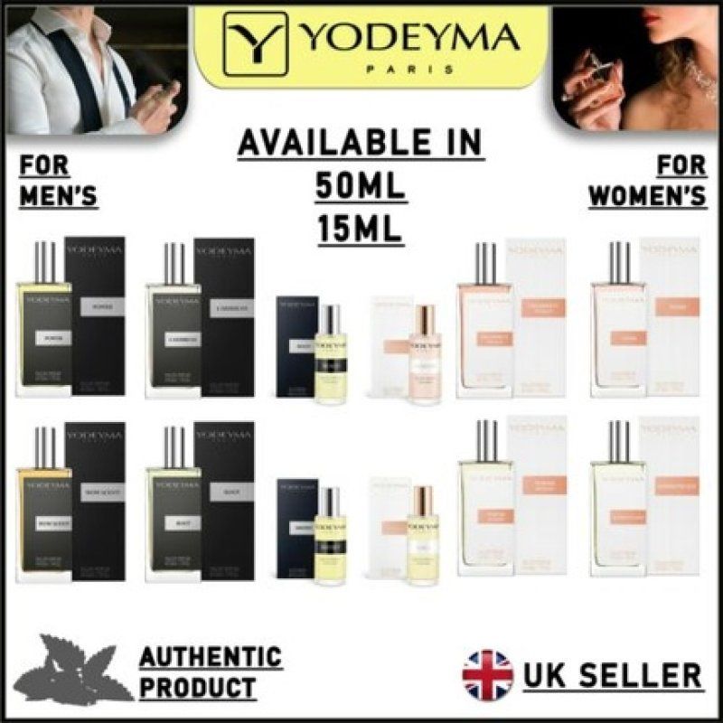 Yodeyma Paris Eau de Parfum Authentic Fragrances for Men and Women 50ml