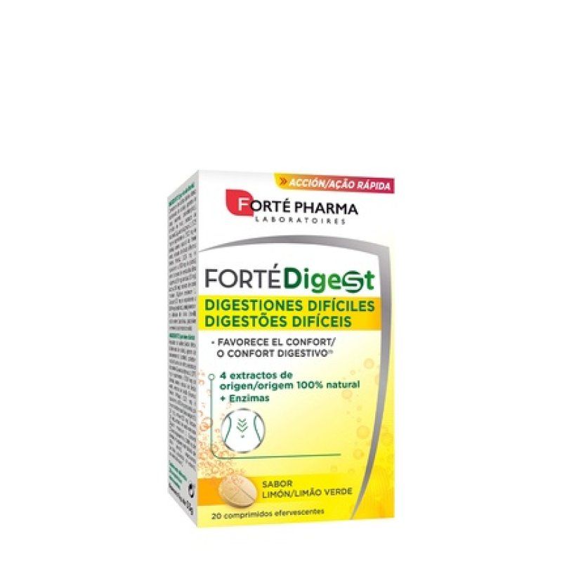 Fort Pharma Fort Digest Difficult Digestions Lemon 20 Tablets