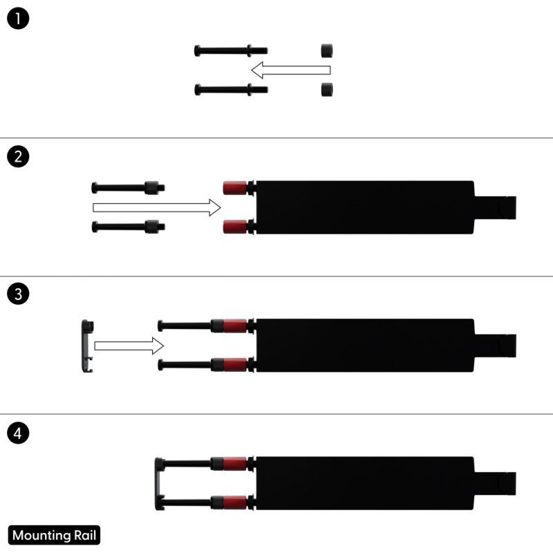 patchbox.one Etrier Solo (pack de 24) Passe-câble