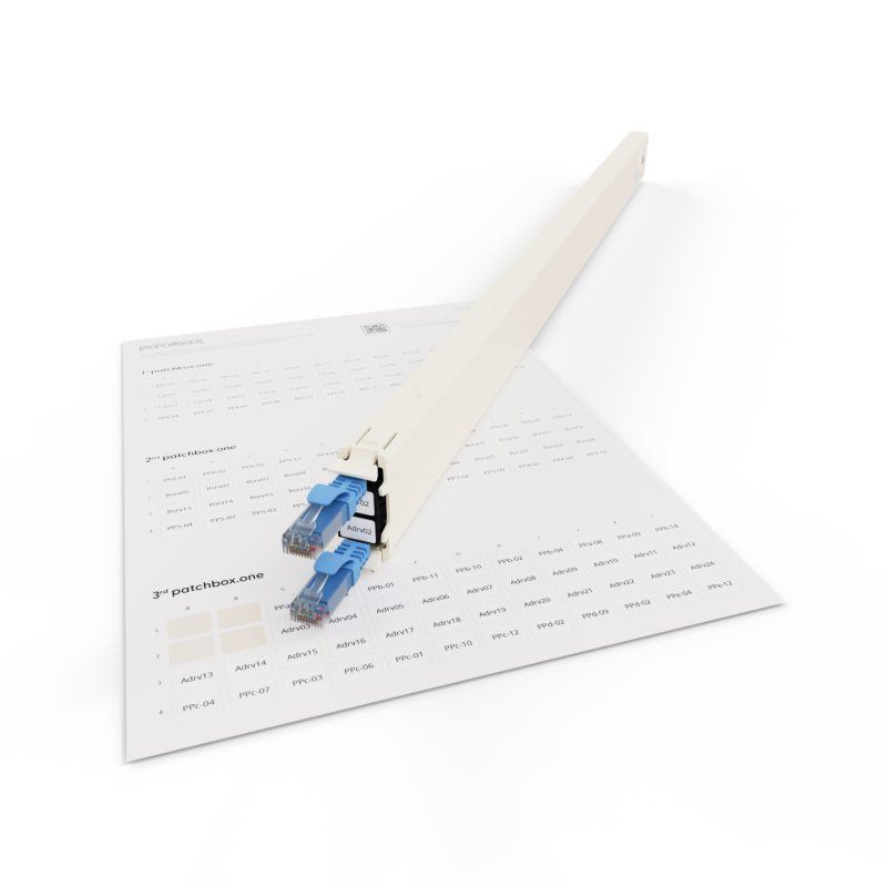 PATCHBOX PONEIDLABEL accessoire de baies de branchements