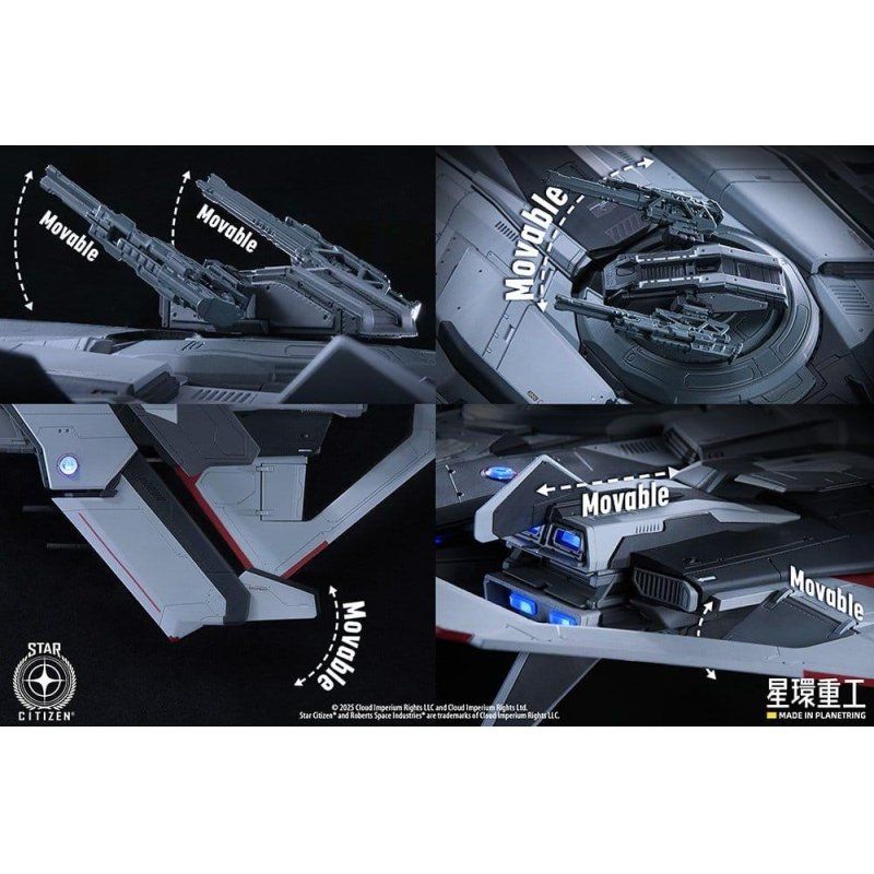 STAR CITIZEN -1/100 Anvil F8C Lightning -Pre-Assembled Model Kit 26cm