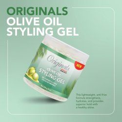Originals By Africa's Best Olive Oil Styling Gel for Non-Flaky Superior Hold