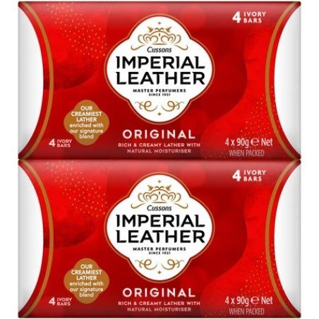 Imperial Leather Bar Soap Original Classic Cleansing Bar Gentle Skin Care 90g