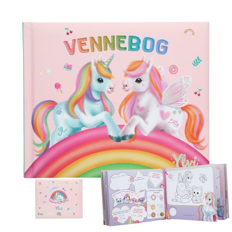 Ylvi 4513202 bloc-notes 108 feuilles Multicolore, Rose