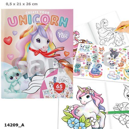 Ylvi - Create Your Unicorn Colouring Book (0414209)