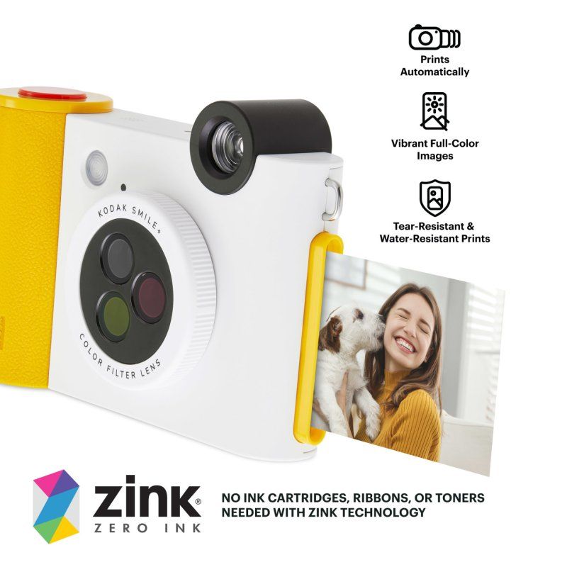 Kodak Smile 50.8 x 76.2 mm White, Yellow