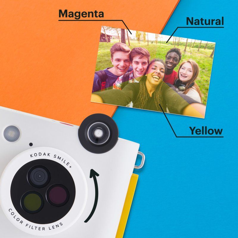 Kodak Smile 50.8 x 76.2 mm White, Yellow