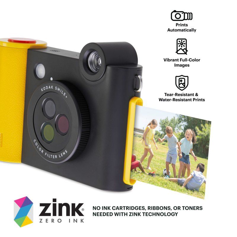 Kodak Smile 50.8 x 76.2 mm Black, Yellow