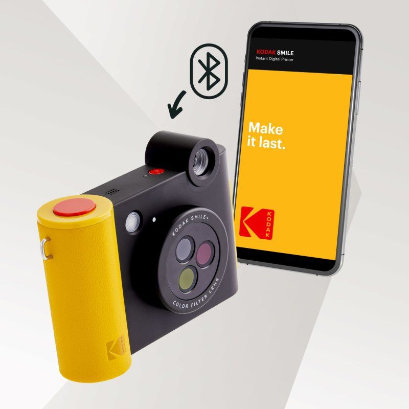 Kodak Smile 50,8 x 76,2 mm Noir, Jaune