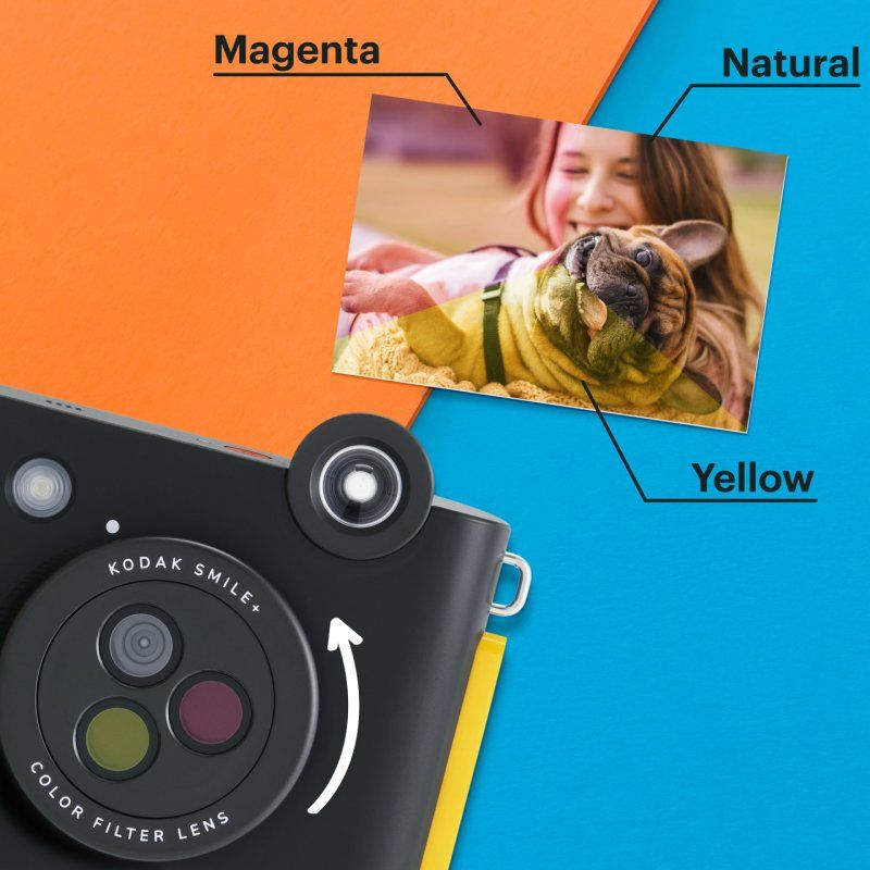 Kodak Smile 50.8 x 76.2 mm Black, Yellow