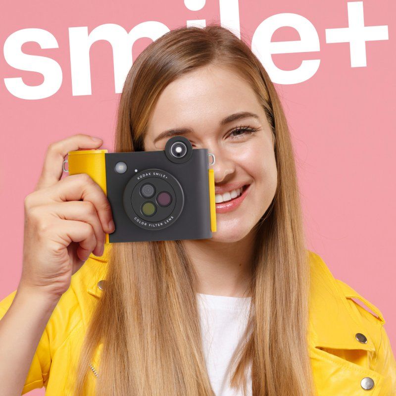 Kodak Smile 50,8 x 76,2 mm Noir, Jaune