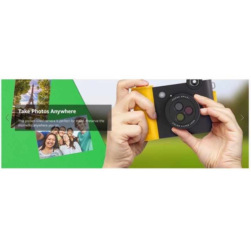 Kodak Smile 50.8 x 76.2 mm Black, Yellow