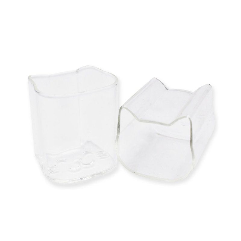 Winkee - Shot Glass Cat Set of 2 - Clear