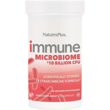 Naturesplus Immune Microbiome 10 Billion Cfu Immune Support Probiotic Supplement 30 Capsules